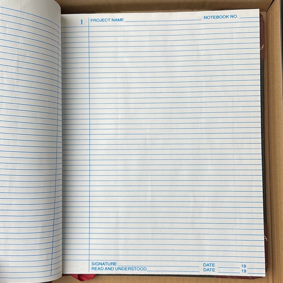 Vintage boorum pease laboratory notebook - Picture 5 of 10